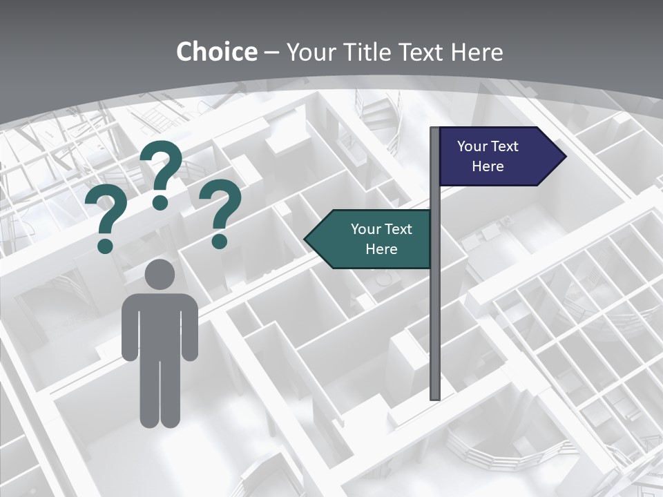 Framework Chalet Map PowerPoint Template