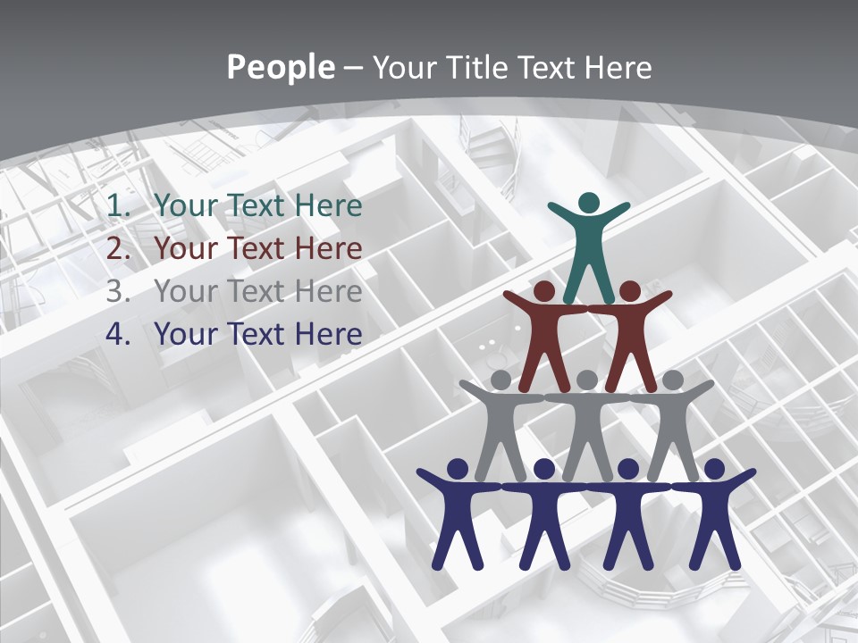 Framework Chalet Map PowerPoint Template