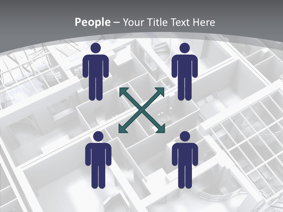 Framework Chalet Map PowerPoint Template