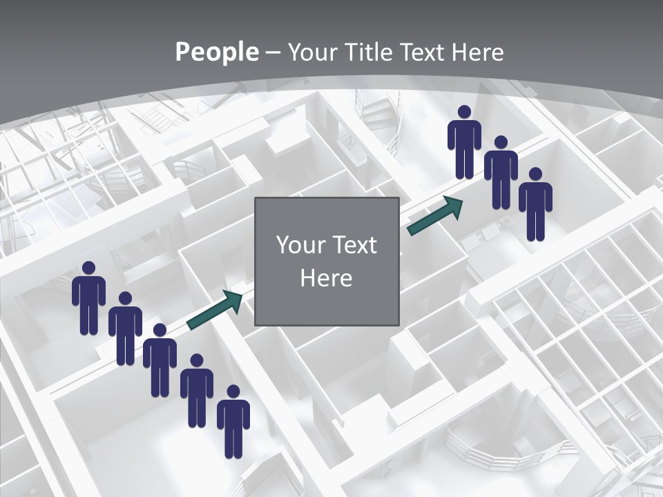 Framework Chalet Map PowerPoint Template