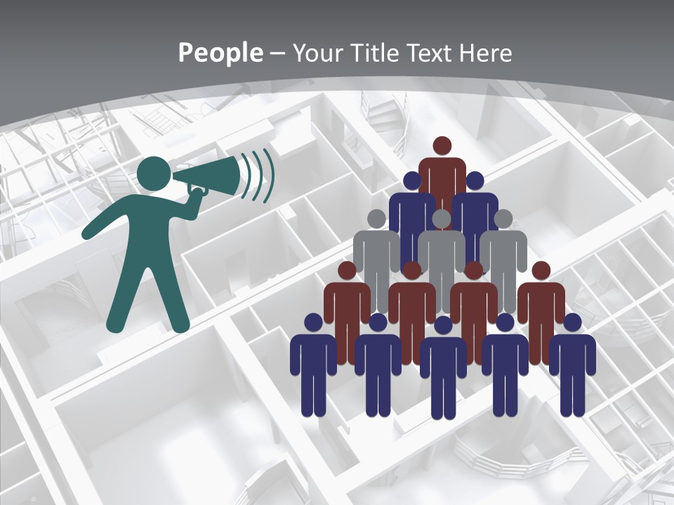 Framework Chalet Map PowerPoint Template