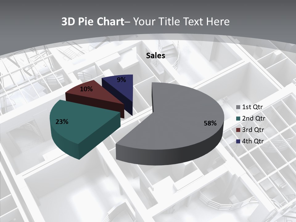 Framework Chalet Map PowerPoint Template