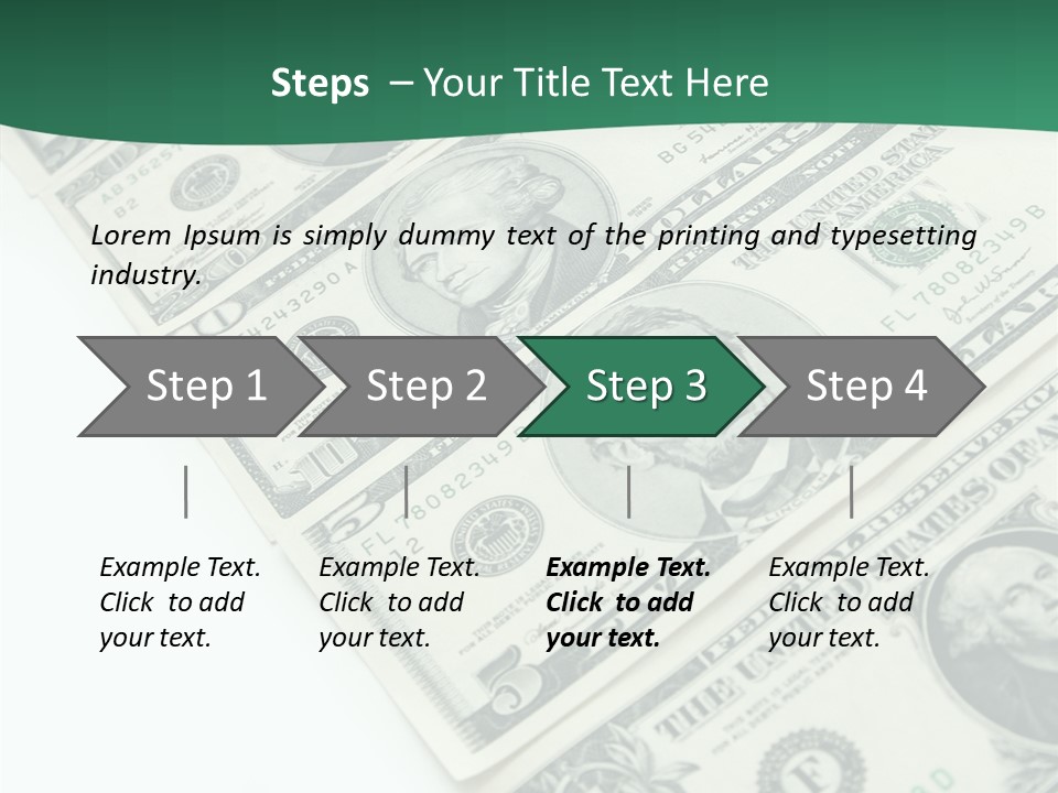 Buck Income Success PowerPoint Template