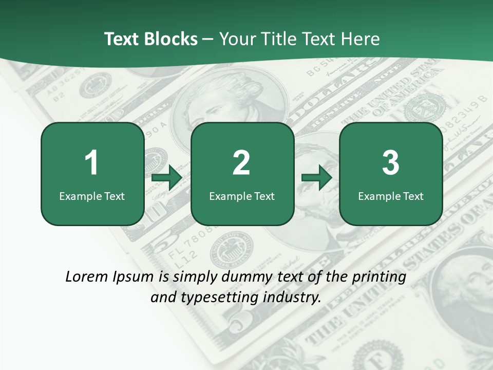 Buck Income Success PowerPoint Template