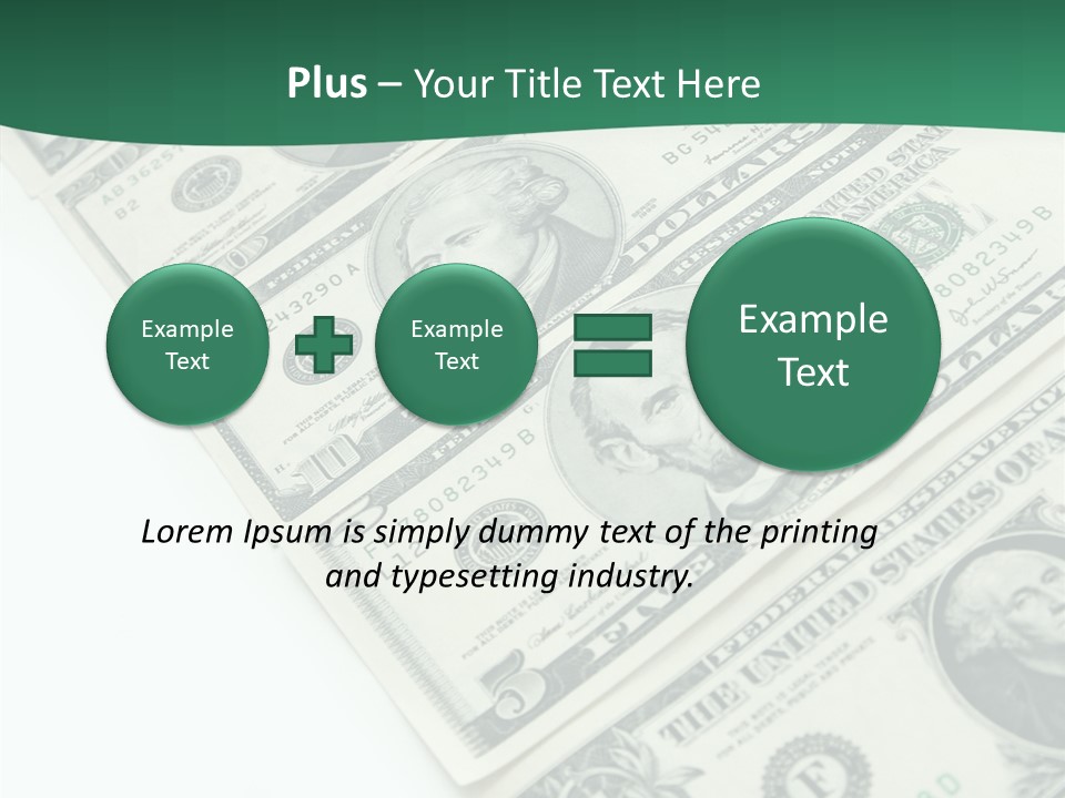 Buck Income Success PowerPoint Template