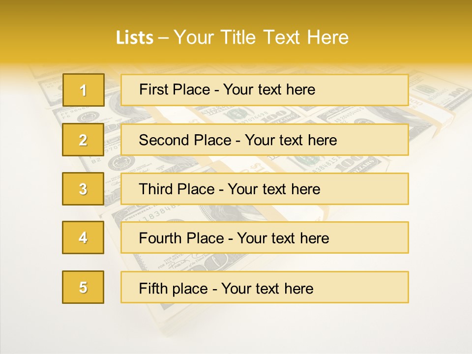 Cash Wealth Rich PowerPoint Template