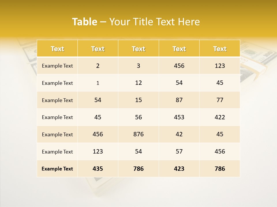 Cash Wealth Rich PowerPoint Template