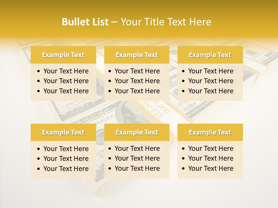 Cash Wealth Rich PowerPoint Template
