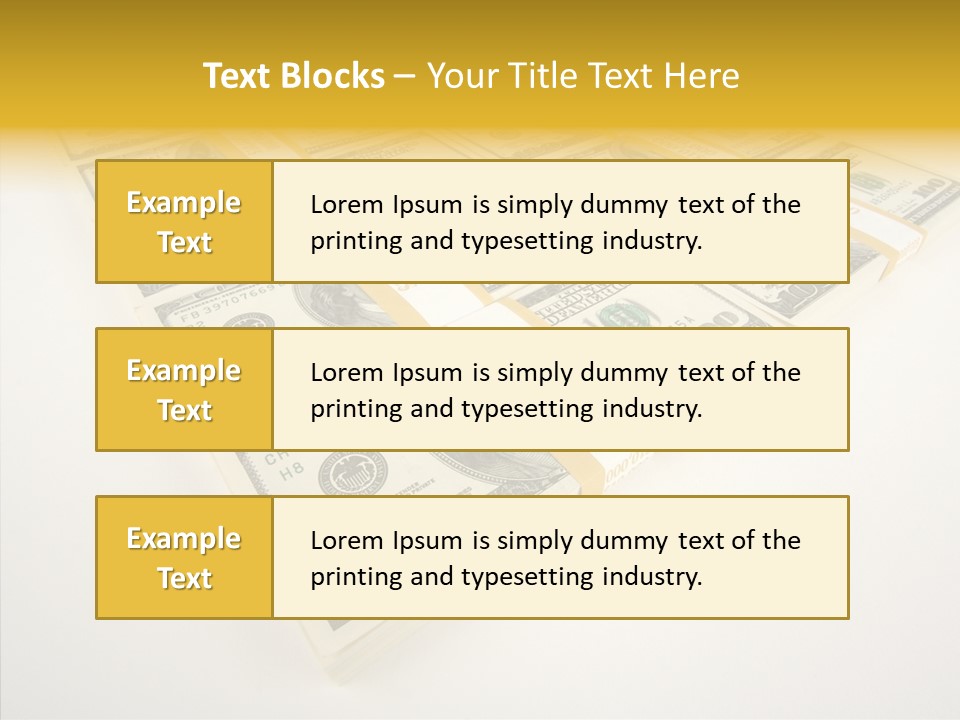 Cash Wealth Rich PowerPoint Template