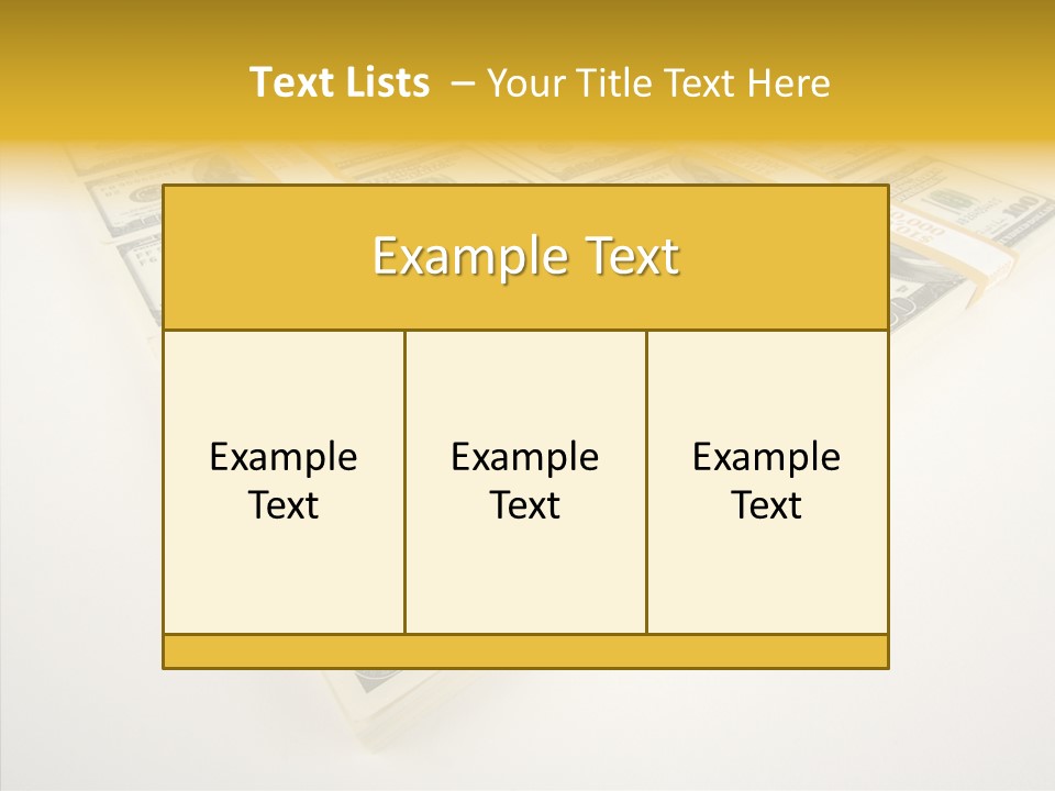 Cash Wealth Rich PowerPoint Template