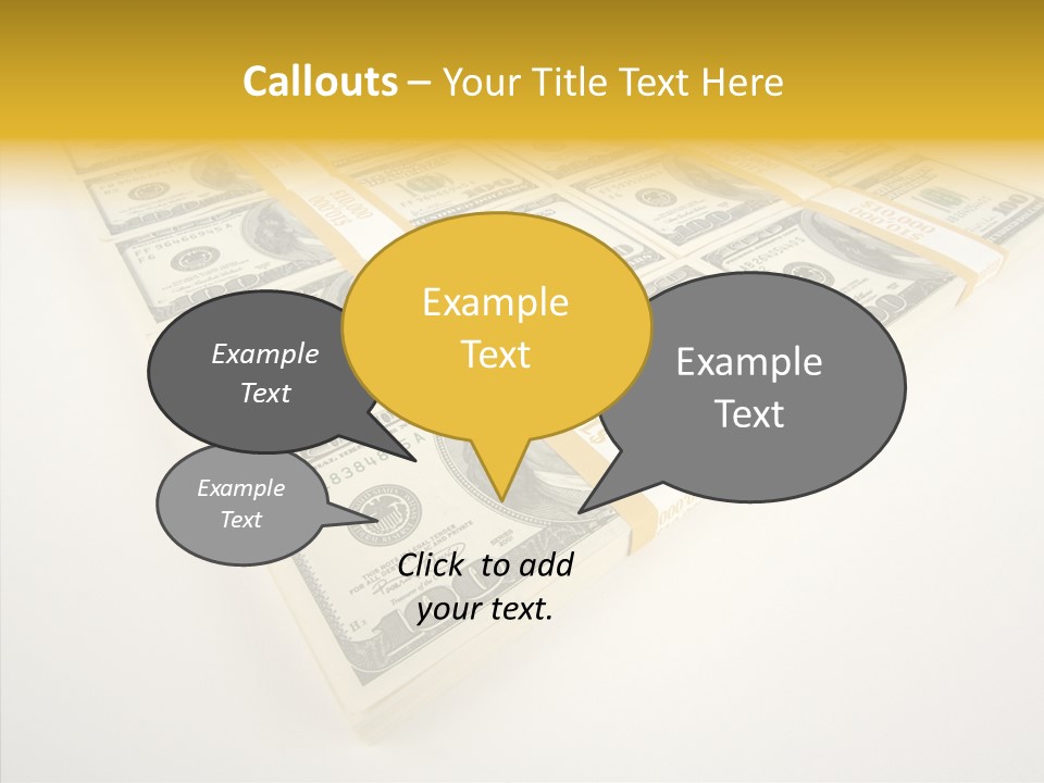 Cash Wealth Rich PowerPoint Template