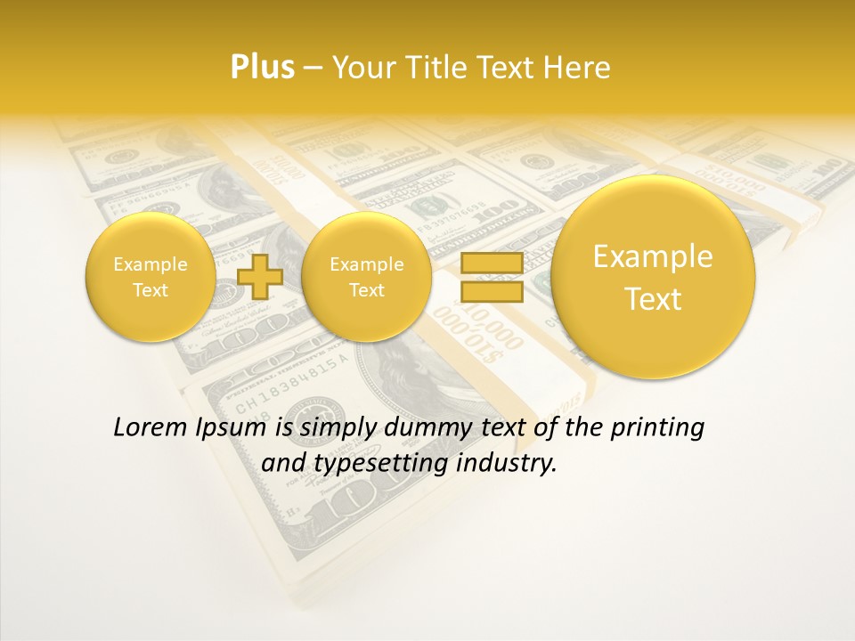 Cash Wealth Rich PowerPoint Template