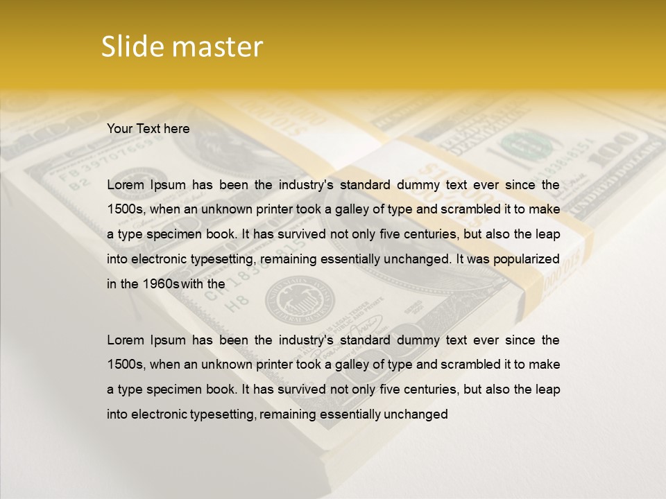Close Asset Paper PowerPoint Template