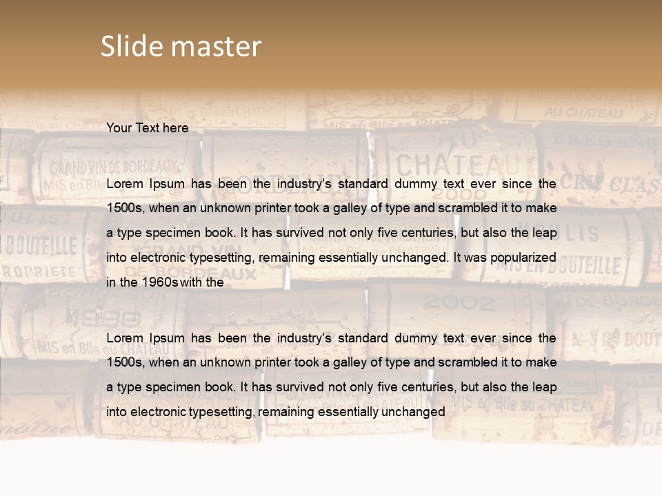 France Castle Cork PowerPoint Template