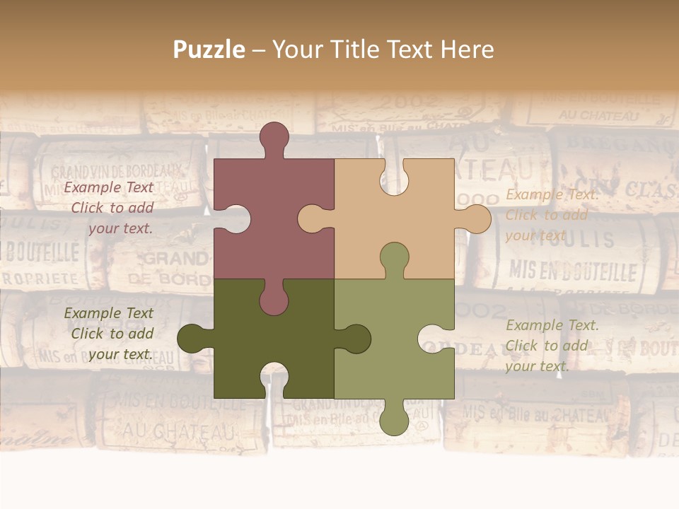 France Castle Cork PowerPoint Template