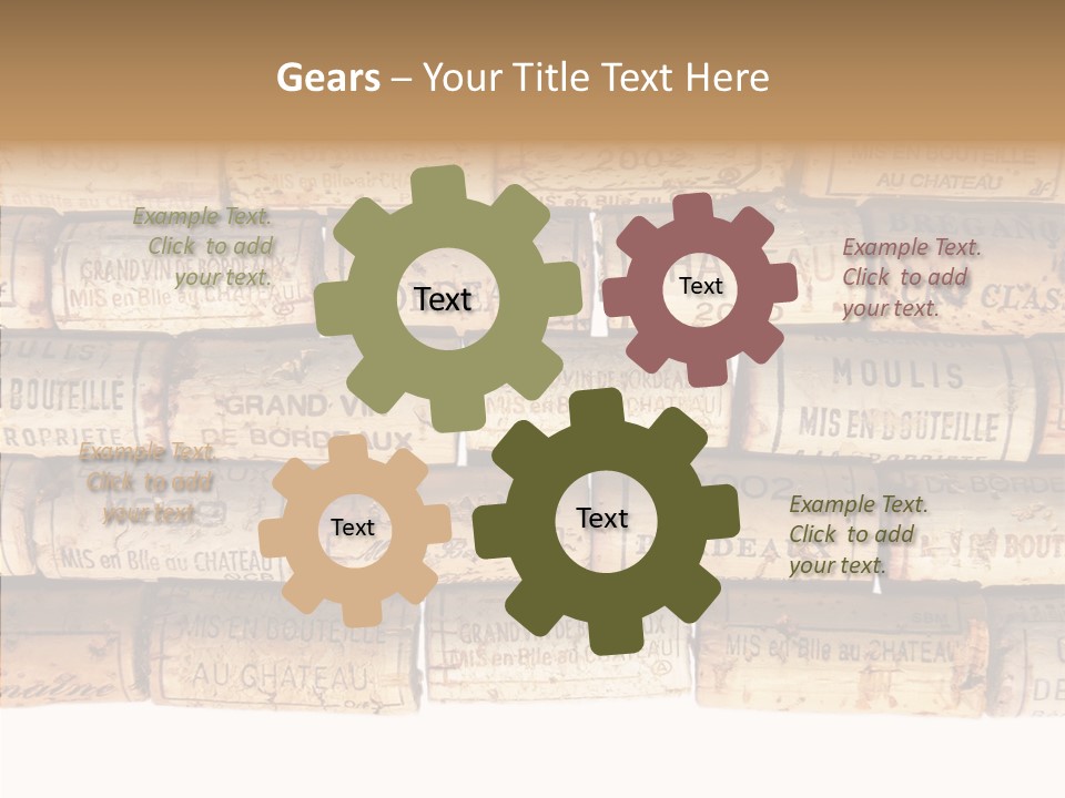 France Castle Cork PowerPoint Template