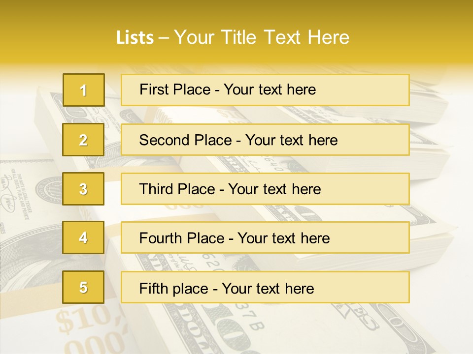 Tender Close Monetary PowerPoint Template