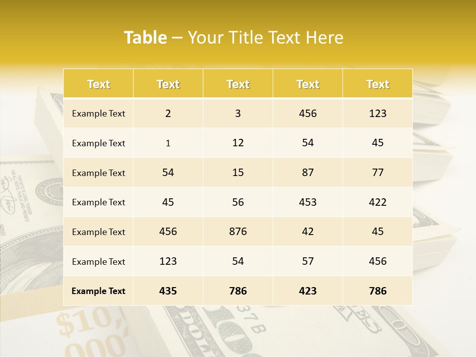 Tender Close Monetary PowerPoint Template