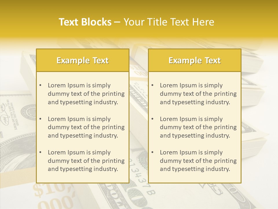 Tender Close Monetary PowerPoint Template