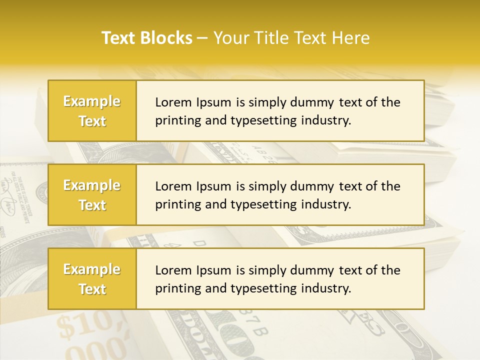 Tender Close Monetary PowerPoint Template