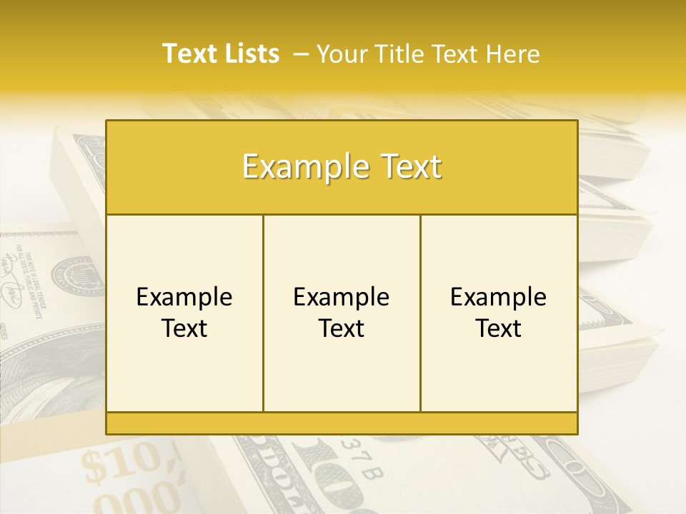 Tender Close Monetary PowerPoint Template
