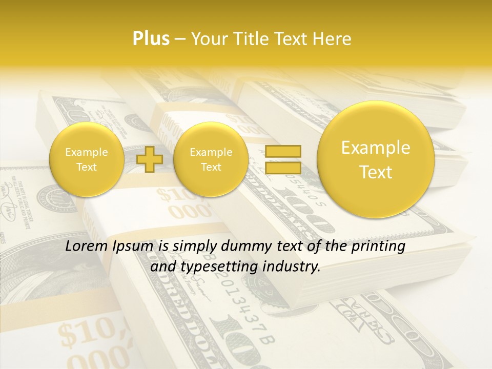 Tender Close Monetary PowerPoint Template