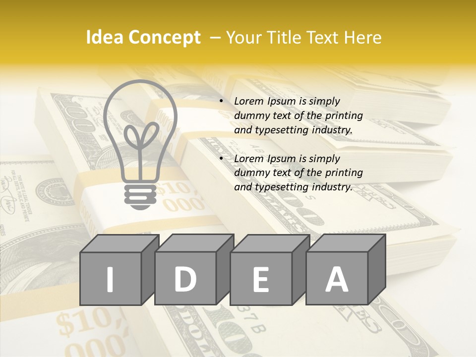 Tender Close Monetary PowerPoint Template