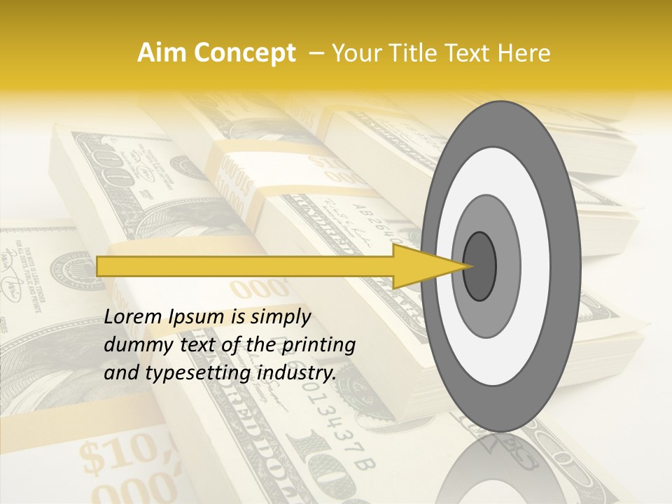 Tender Close Monetary PowerPoint Template