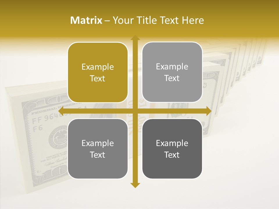 Monetary Treasury Bargain PowerPoint Template
