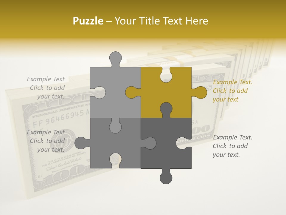 Monetary Treasury Bargain PowerPoint Template