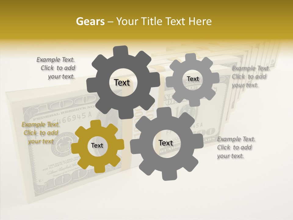 Monetary Treasury Bargain PowerPoint Template