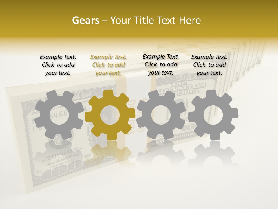 Monetary Treasury Bargain PowerPoint Template