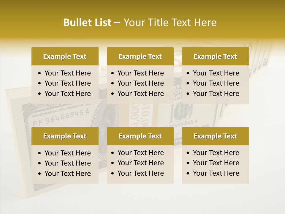 Monetary Treasury Bargain PowerPoint Template