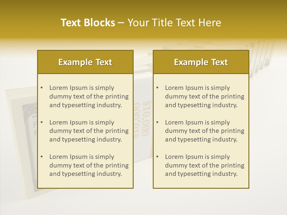 Monetary Treasury Bargain PowerPoint Template
