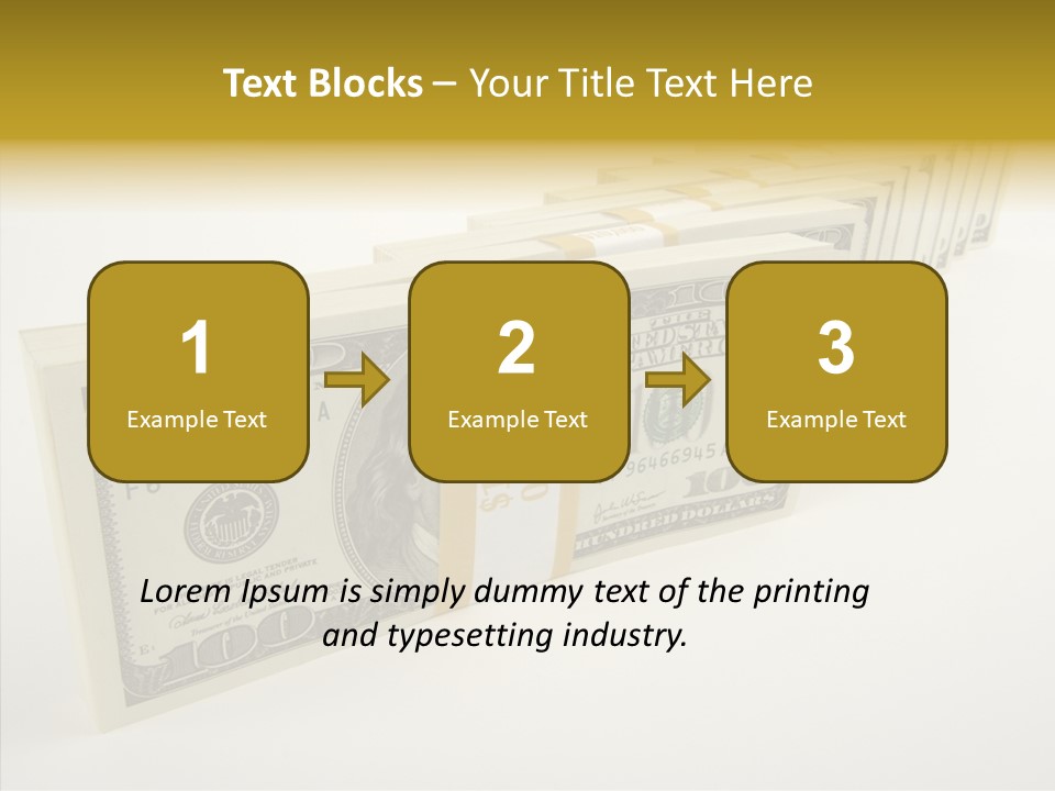 Monetary Treasury Bargain PowerPoint Template