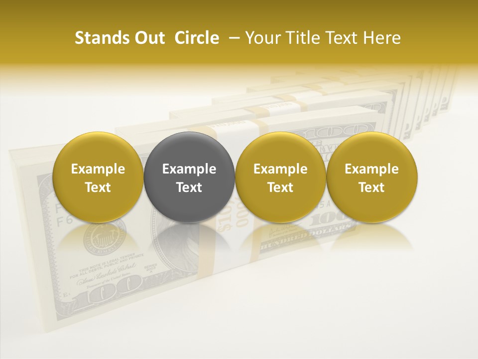 Monetary Treasury Bargain PowerPoint Template