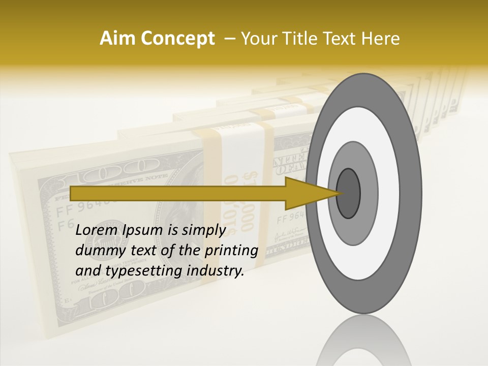 Monetary Treasury Bargain PowerPoint Template