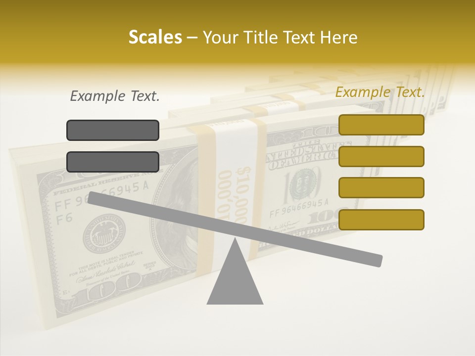 Monetary Treasury Bargain PowerPoint Template