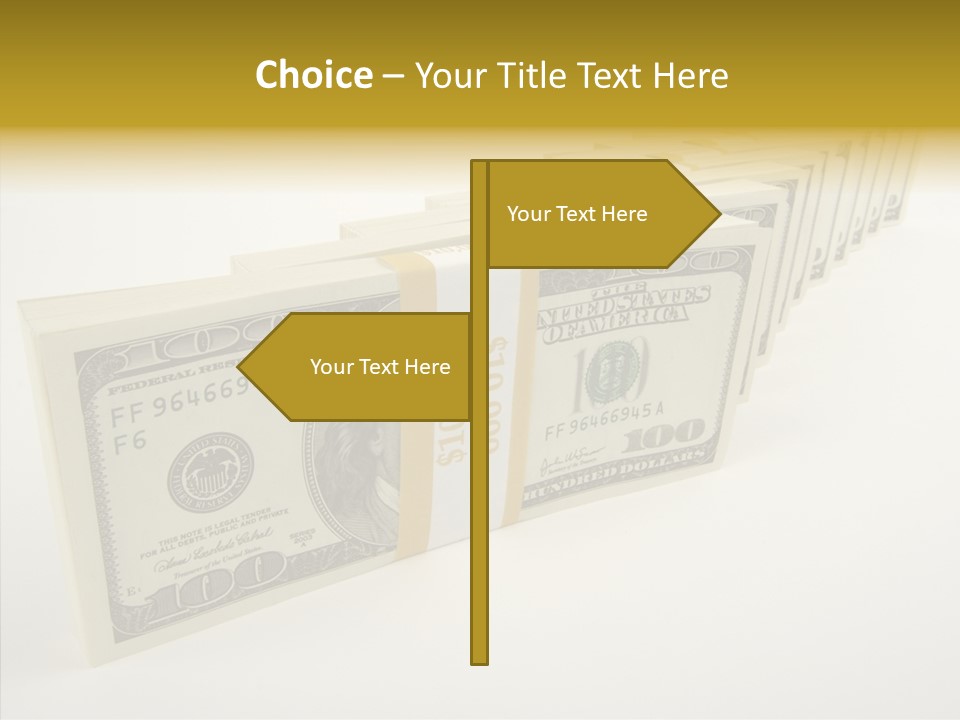 Monetary Treasury Bargain PowerPoint Template