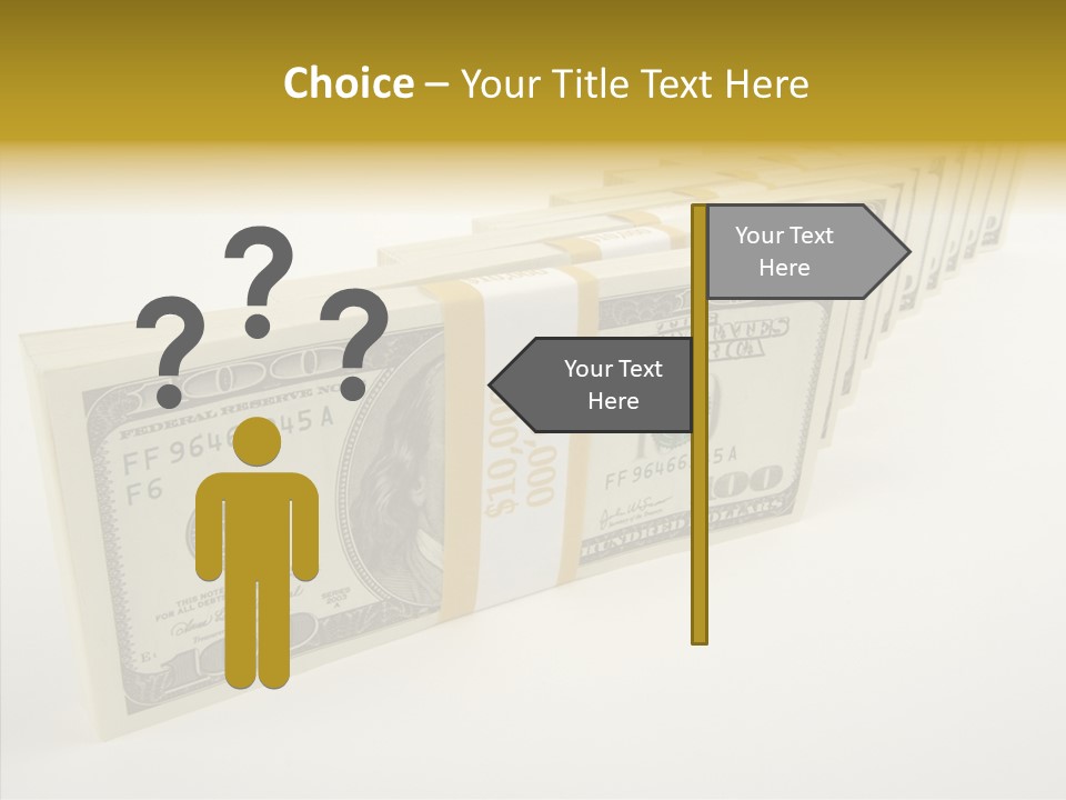 Monetary Treasury Bargain PowerPoint Template