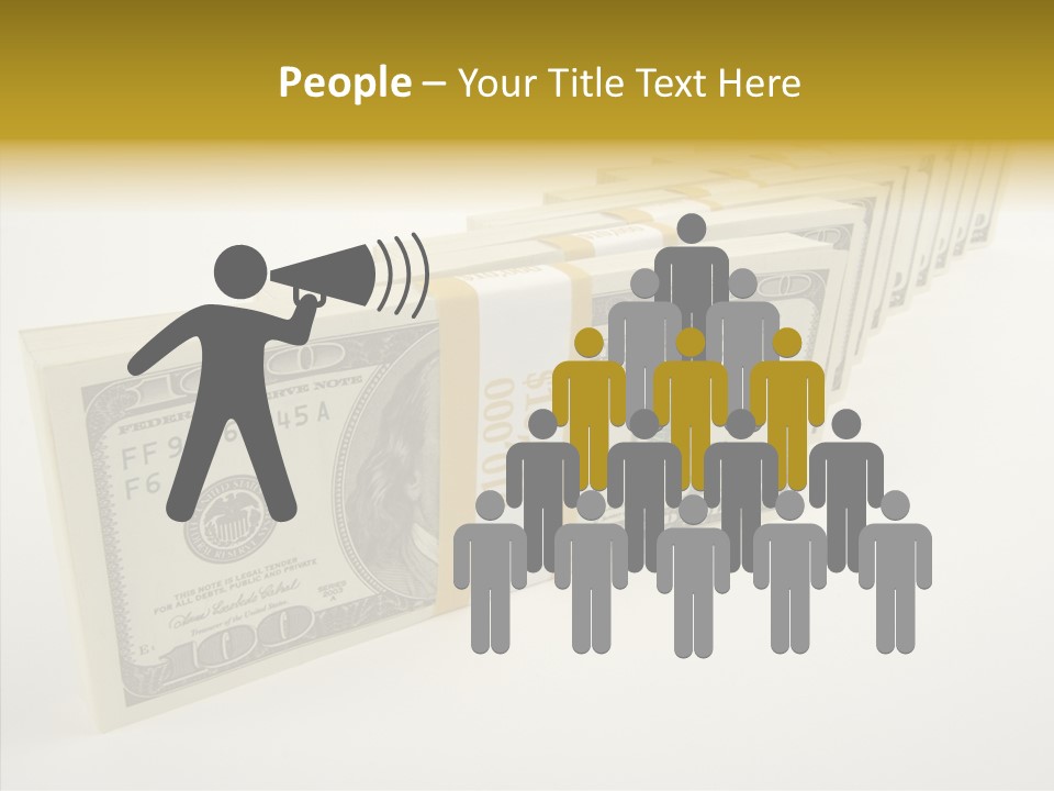 Monetary Treasury Bargain PowerPoint Template