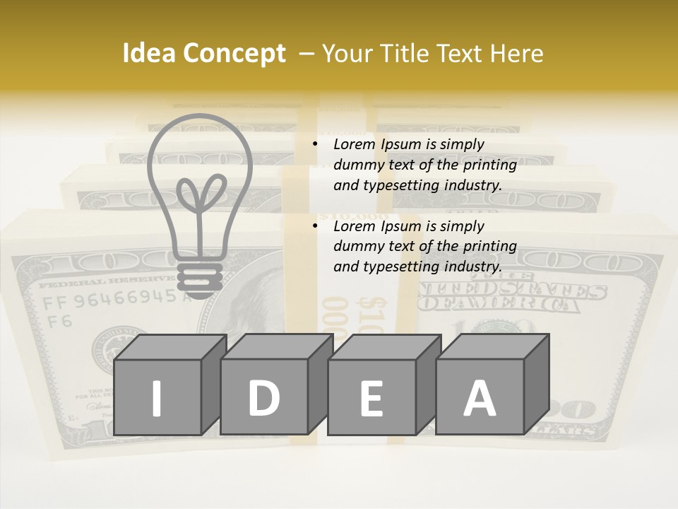 Financial Rich Object PowerPoint Template