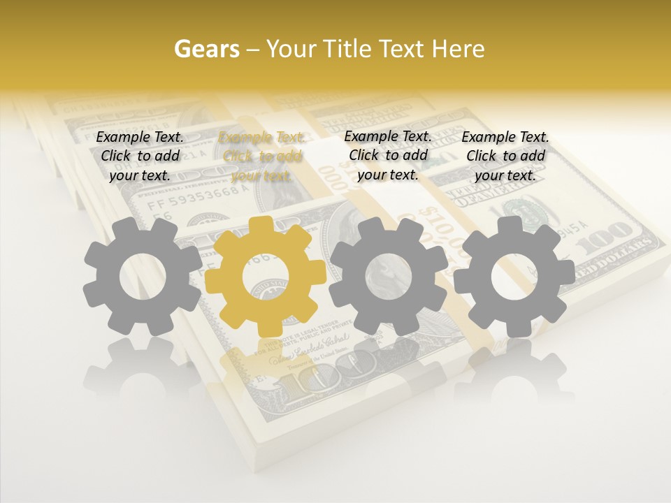 Pattern Payment Stack PowerPoint Template