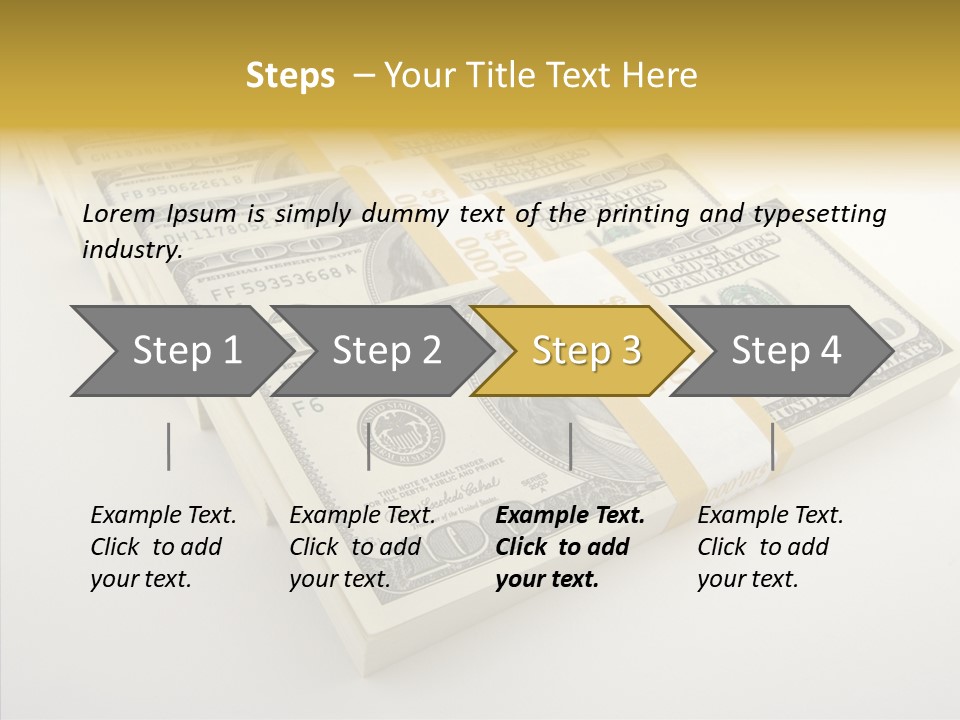 Pattern Payment Stack PowerPoint Template