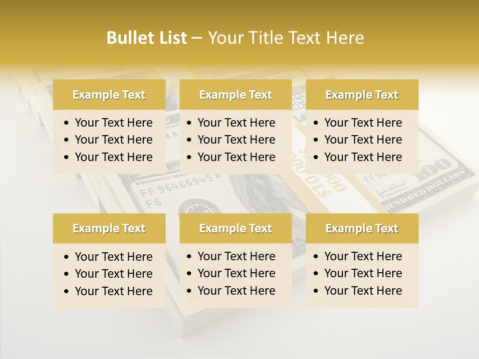 Pattern Payment Stack PowerPoint Template
