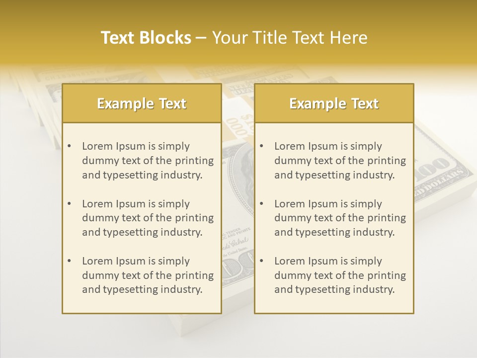 Pattern Payment Stack PowerPoint Template