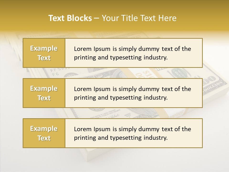 Pattern Payment Stack PowerPoint Template
