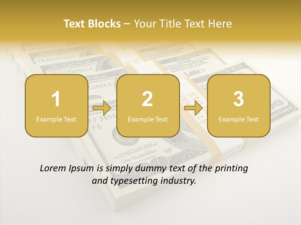 Pattern Payment Stack PowerPoint Template