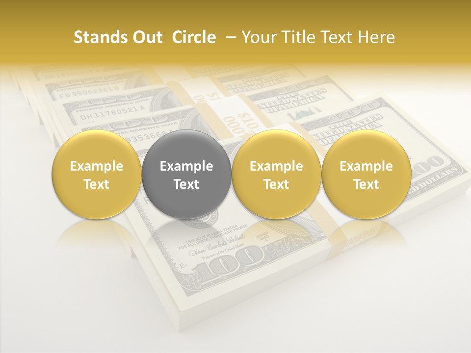 Pattern Payment Stack PowerPoint Template