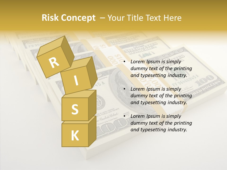 Pattern Payment Stack PowerPoint Template